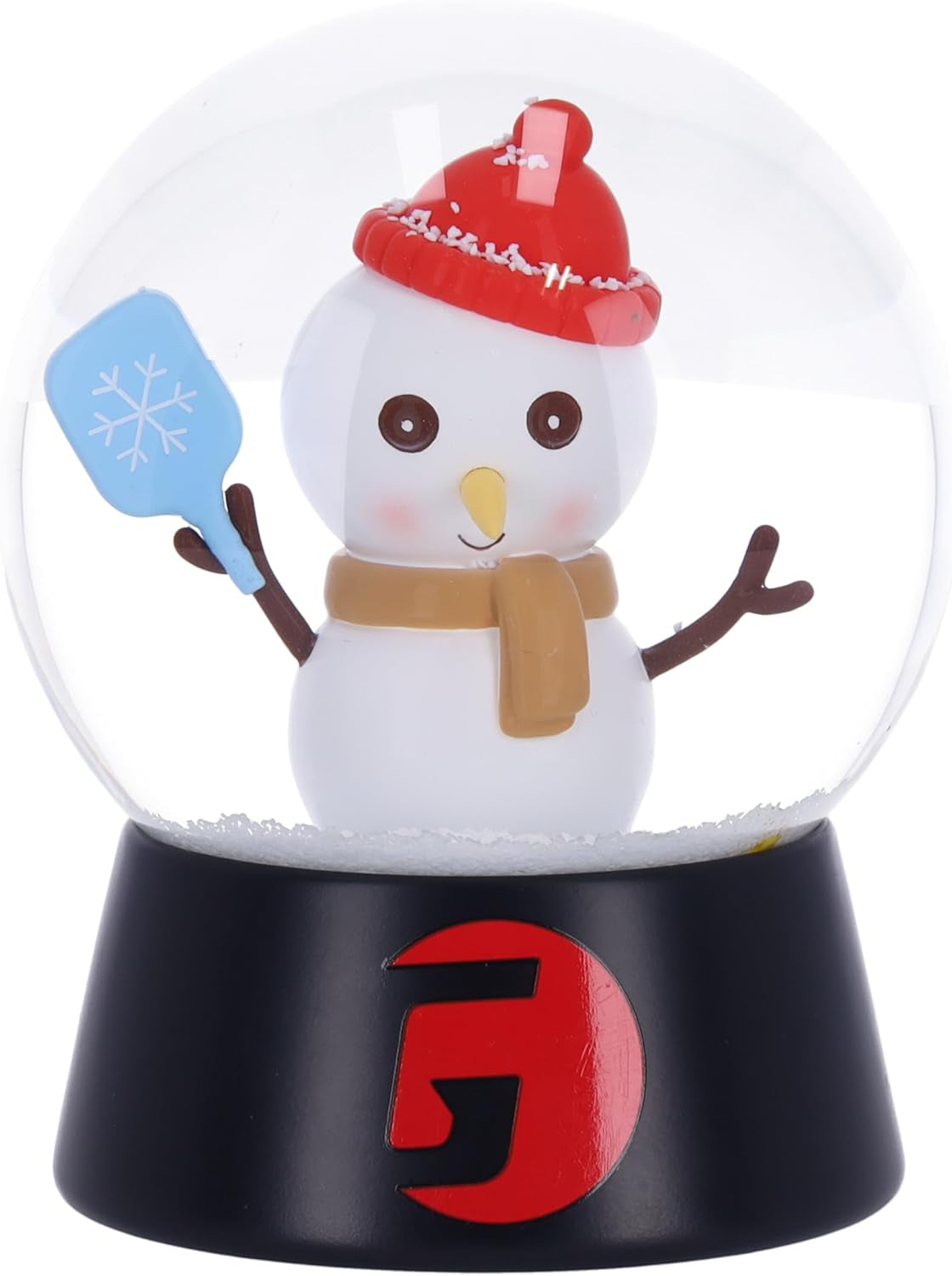 Pickleball Snow Globe - Unique Pickleball Gift with Snowman, Perfect for Pickleball Players & Holiday Keepsakes