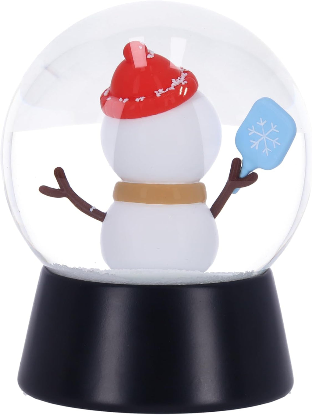 Pickleball Snow Globe - Unique Pickleball Gift with Snowman, Perfect for Pickleball Players & Holiday Keepsakes