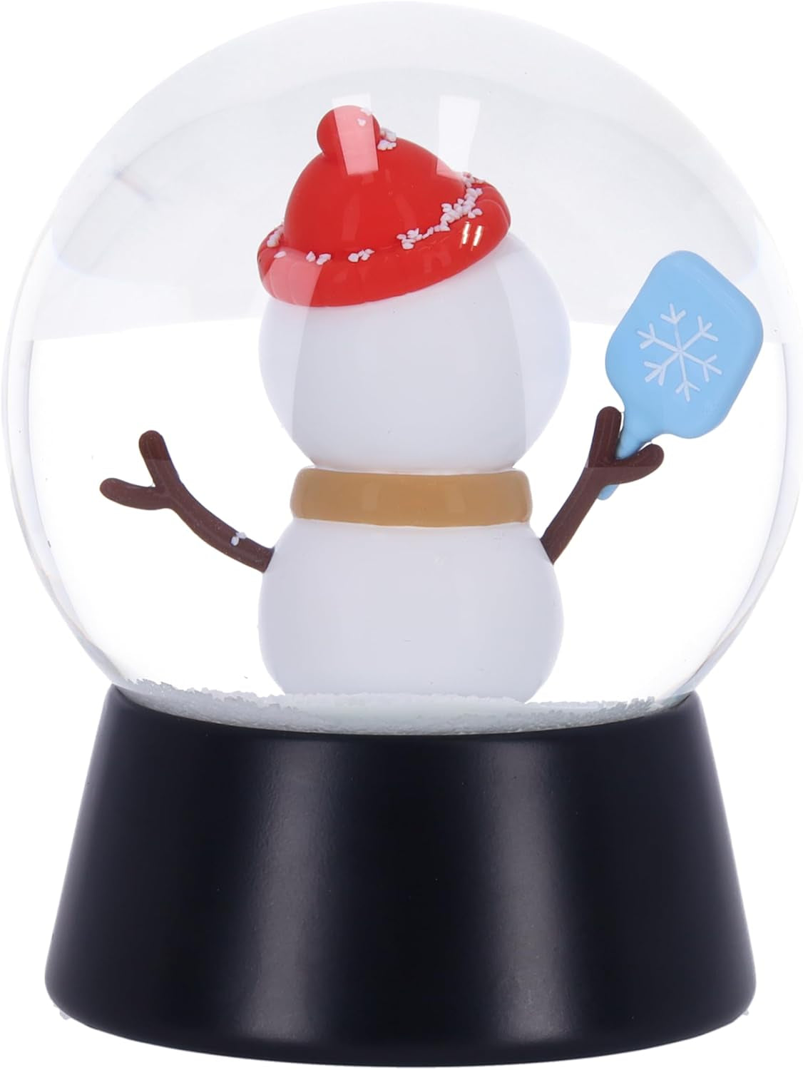 Pickleball Snow Globe - Unique Pickleball Gift with Snowman, Perfect for Pickleball Players & Holiday Keepsakes