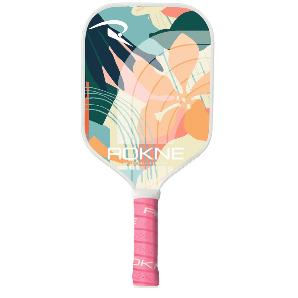Pickleball Paddle Fiberglass Pickleball Racket with Progrit Texture, Summertime
