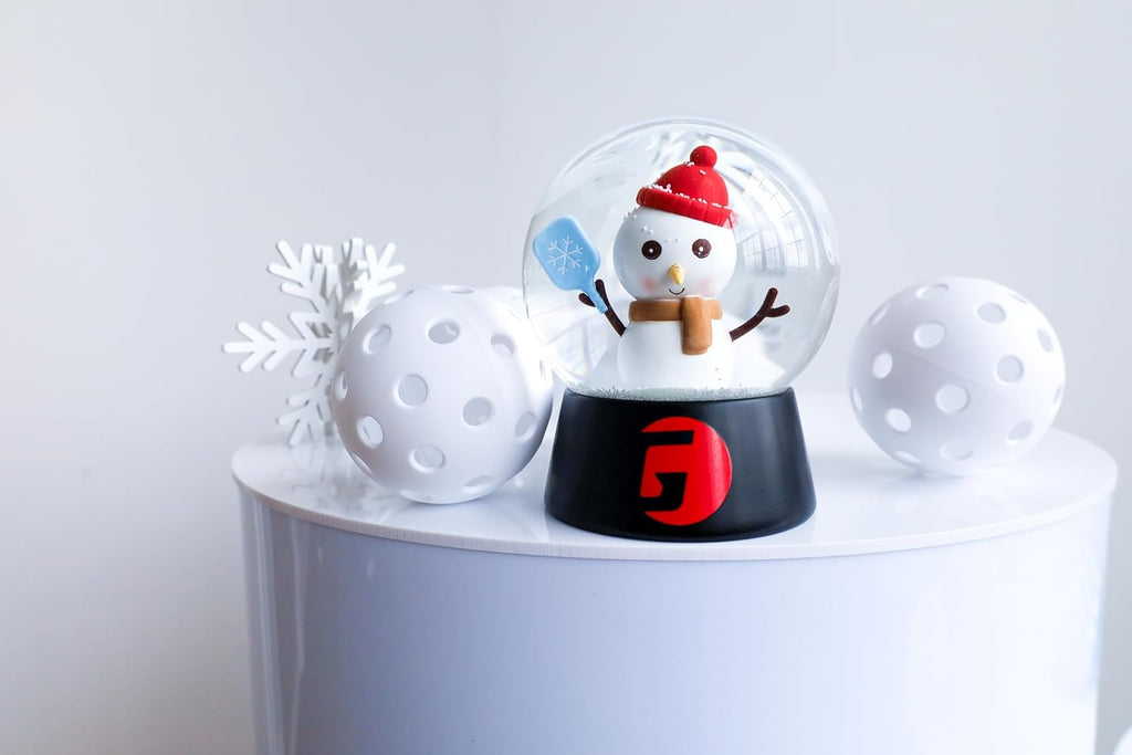 Pickleball Snow Globe - Unique Pickleball Gift with Snowman, Perfect for Pickleball Players & Holiday Keepsakes